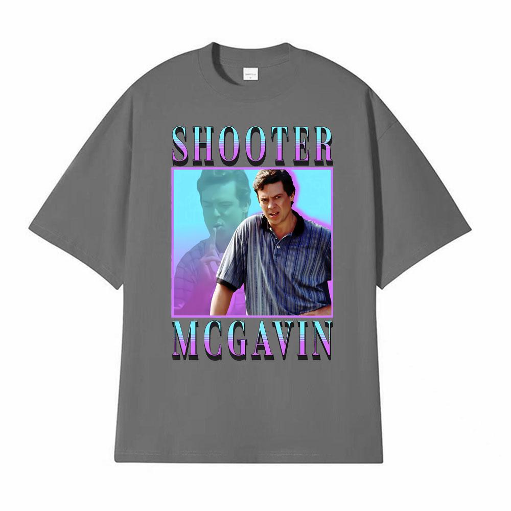 Shooter Mcgavin Homage Pop Culture Happy Gilmore Tshirts Men Women Vintage High Street T Shirt Cotton Casual Humor Tshirt Tops
