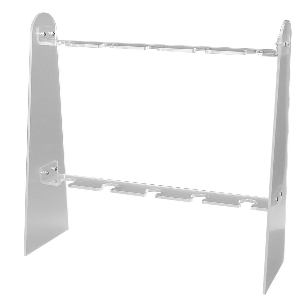 2 Tier Champagne Glass Holder 10 Slot Detachable Acrylic Champagne Flute Stand for Party Living