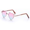 8cm Fashion Glasses Clothes For 20cm Dolls Cute Heart Shape Frame Plush Doll Eyeglasses for 1/3 1/4 BJD Dolls Mini Plush