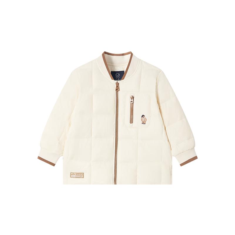 Teenie Weenie Kids Unisex Lightweight Down Baseball Collar Jacket