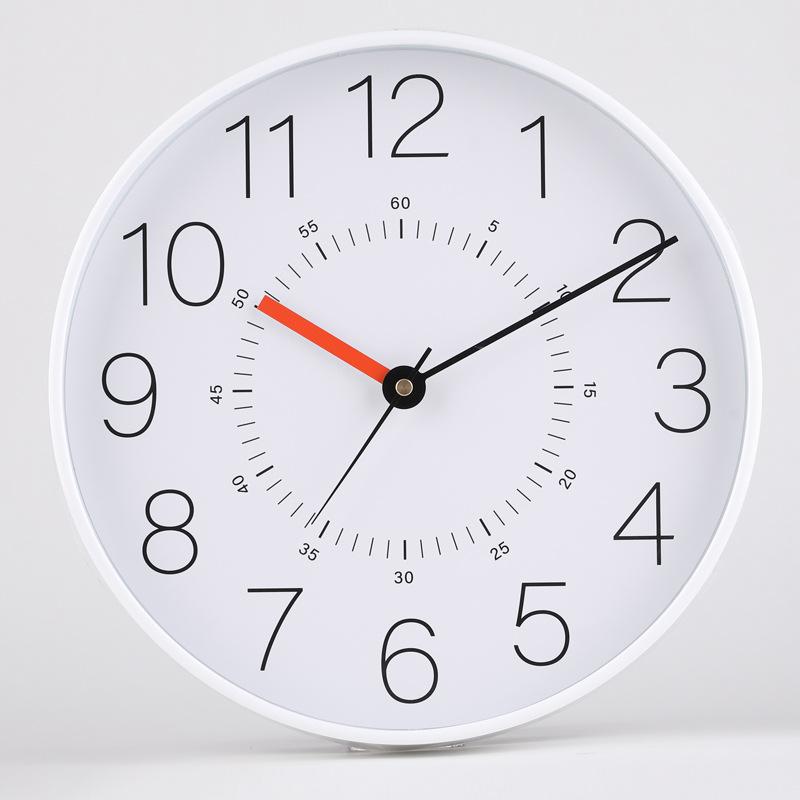 

Пластиковые Бесшумные Настенные Часы Настенные Часы Кварцевые Часы Трехмерная Цифровая Шкала Настенные Часы Часы 12 Дюймов 30СМ