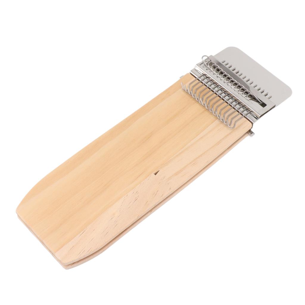 Small Weaving Loom Kit Portable Mini Loom Machine DIY Weaving Repair Tool with 14 Hooks for Socks Clothes