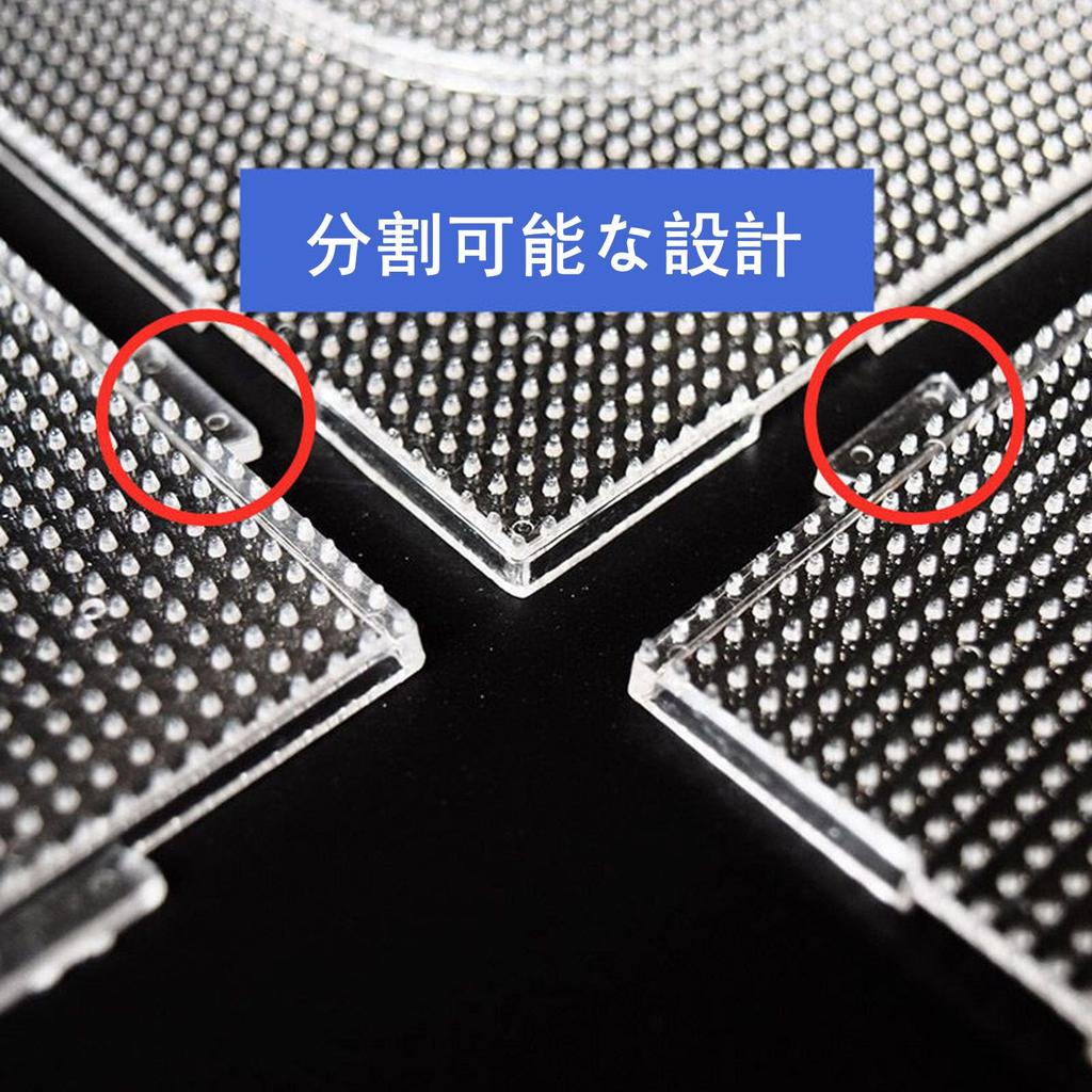 FamGift Iron Beads Plate, 1414cm, Square, Transparent, Compatible with 5mm Beads, Special Plate for Kids, DIY Crafts, Pegboard