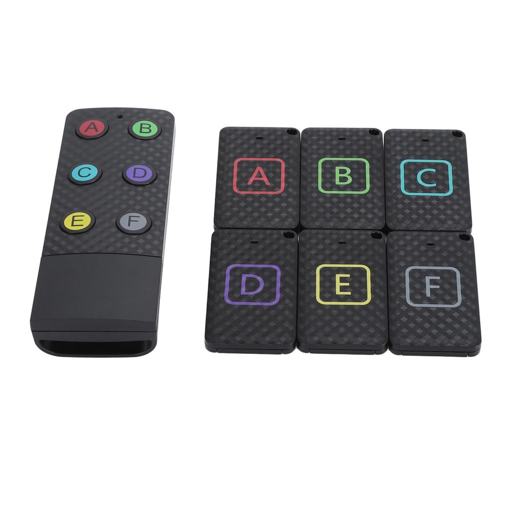 Key Finder Wireless Loud Sound 15?30m 433.92MHz Key Locator with 1 Transmitter 6 Receiver for TV