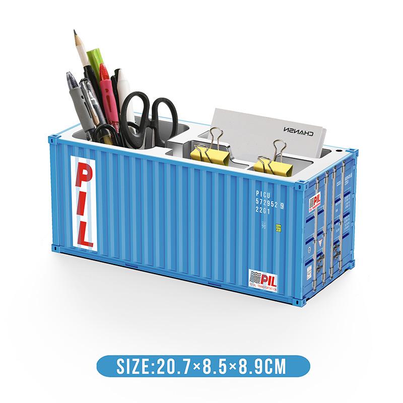 Mini 1:30 Scale Desktop Pen Holder & Business Card Storage Box with Custom Logo