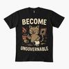 Become Ungovernable Cat T-shirt For Men Women 100% Cotton T Shirts Short Sleeve Tops 1114-2