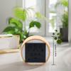 Wooden Digital Alarm Clock Silent Table Clock Modern Home Decoration for Bedroom Office Niditon