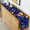 Hanukkah Table Runner Menorah Chanukah Star of David Hebrew Je Festival Holiday Kitchen Dining Room Home Decoration