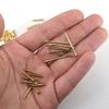 100 pcs Pure Brass Brass Nails Rust-proof Brass Nail Track Mini Round Head Pins  Fine Repair