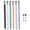 Universals Two Tip Styluses Pen 3 In 1 Design Soft Silicone Heads for Tablets Phones Precise Touch Control