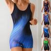 European and American Women's Boyleg One-Piece Swimsuit - Sporty, Fashionable, and Conservative Beachwear for 2026.
