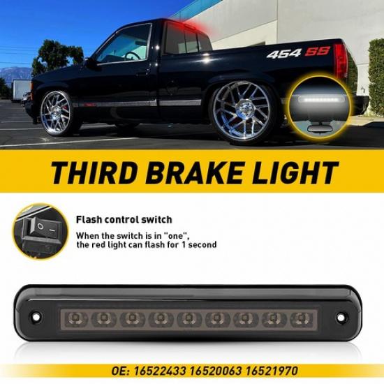 1X Third 3rd Tail Brake Light Led For 1988-1998 Chevy Silverado GMC C1500 K1500