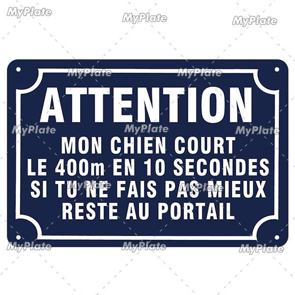 Attention Danger Words Metal Sign Vintage Plaque France Tin Sign Plate Wall Decor For Bar Club Man Cave Art Poster Custom