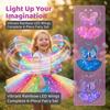 Funny Glowing Butterfly Wings Luminous Princess Dress Costume  Birthday Gift