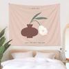 Simple Floral Background Tapestry Bedroom Living Room Tapestry Home Wall Decoration Tapestry