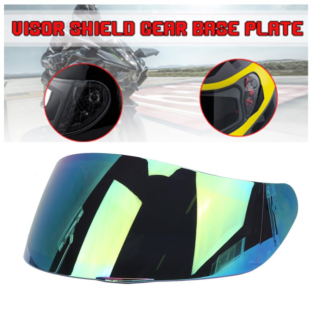 Universal Helmet Visor Wind Shield Anti Scratch with Anti Fog Film Protector Fit for K3SV K5(Colorful )
