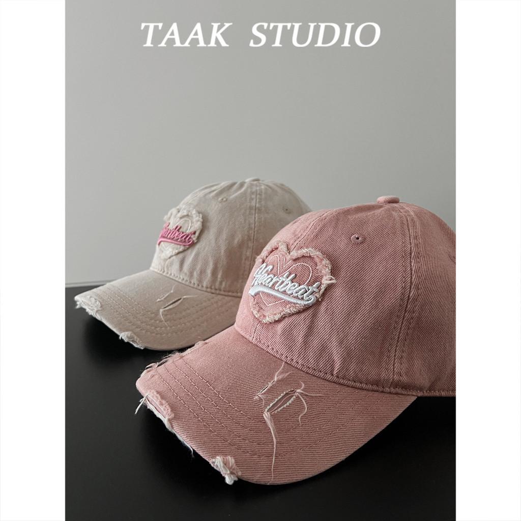 Denim Baseball Cap With Embroidered Letters For Casual Streetwear And Sun Protection