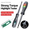 Screwdriver Electricity Detector 2-in-1 Voltage Test Pen Torque Magnetic Screwdriver Wire Tester Electrical Current Test Tool