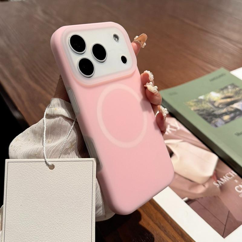 For Jelly Liquid Silicone Phone Case For For Iphone 17 16 Pro Max Magnetic Matte Cover For For Iphone 1 14 13 17 Pro Max Case