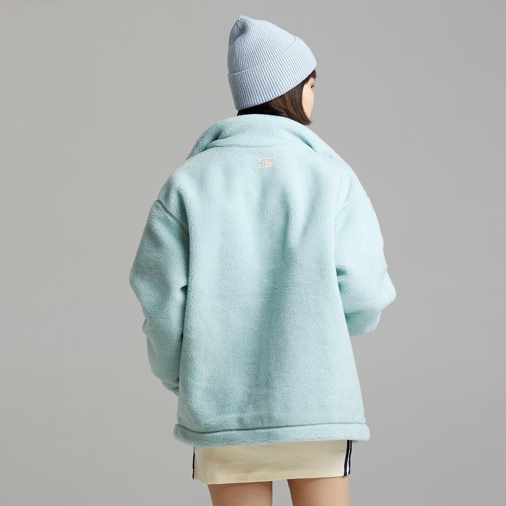 New MLB Velvet Jackets Unisex Blue 3AFDB0626-07BLL