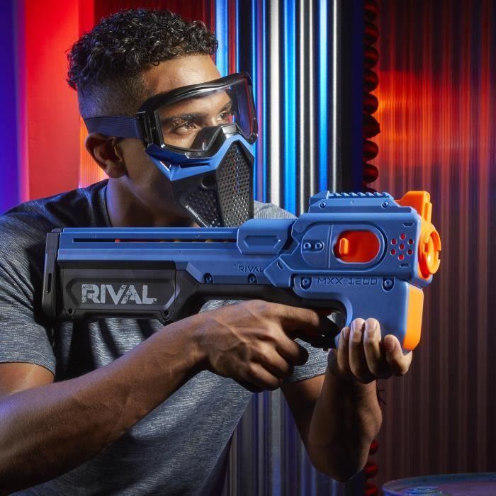 Nerf Rival Charger MXX-1200 bleu et Billes en Mousse Nerf Rival Officielles