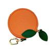 Kreative Frucht Wechseltasche PU-Leder Schlüsselanhänger Klein Frisch Mini Orange Kopfhörer Münzaufbewahrungstasche Anhänger
