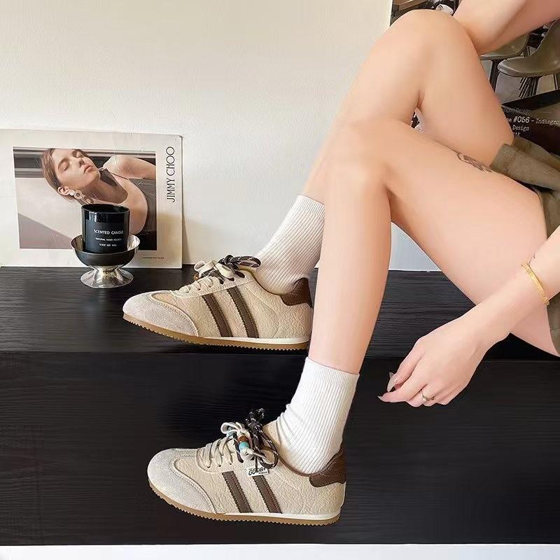 Women's New Autumn Flat-bottomed Middle School Student Versatile Round Head Casual Child