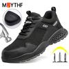 Anti static Work Safety Shoes Men Anti-smash Work Sneakers Anti puncture Indestructible shoes Security Protection Boots Men