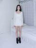 Elf Elf Elf Archives Drape Hoodie Dress [Ivory]