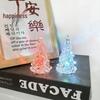 Seven-Color LED Acrylic Christmas Tree Ornament - Heartfelt Gift and Desktop Decoration
