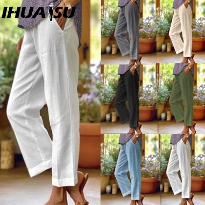 Women's Fashion Casual Solid Color Print Pants & Capris