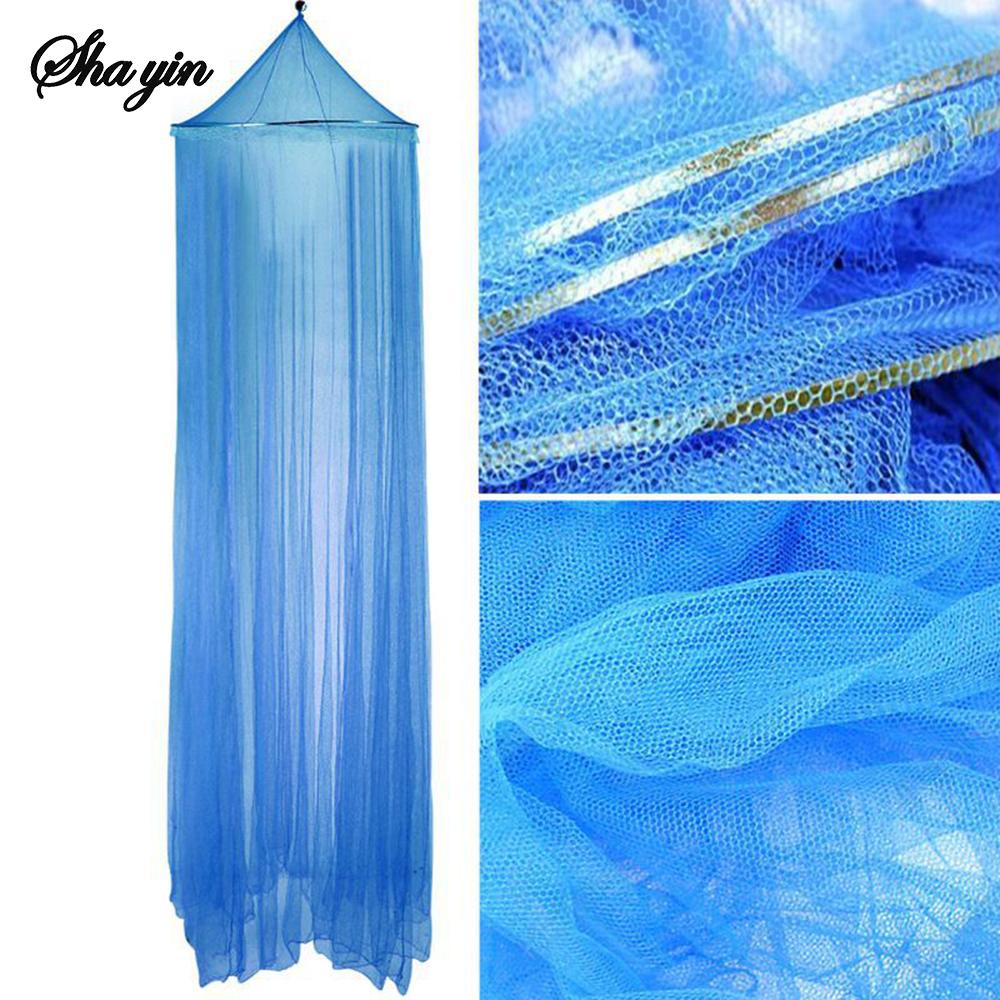 1PC Indoor Single-Person Princess-Style Dome Mosquito Net Bed Ceiling With Floor Installation And No Need For Assembly