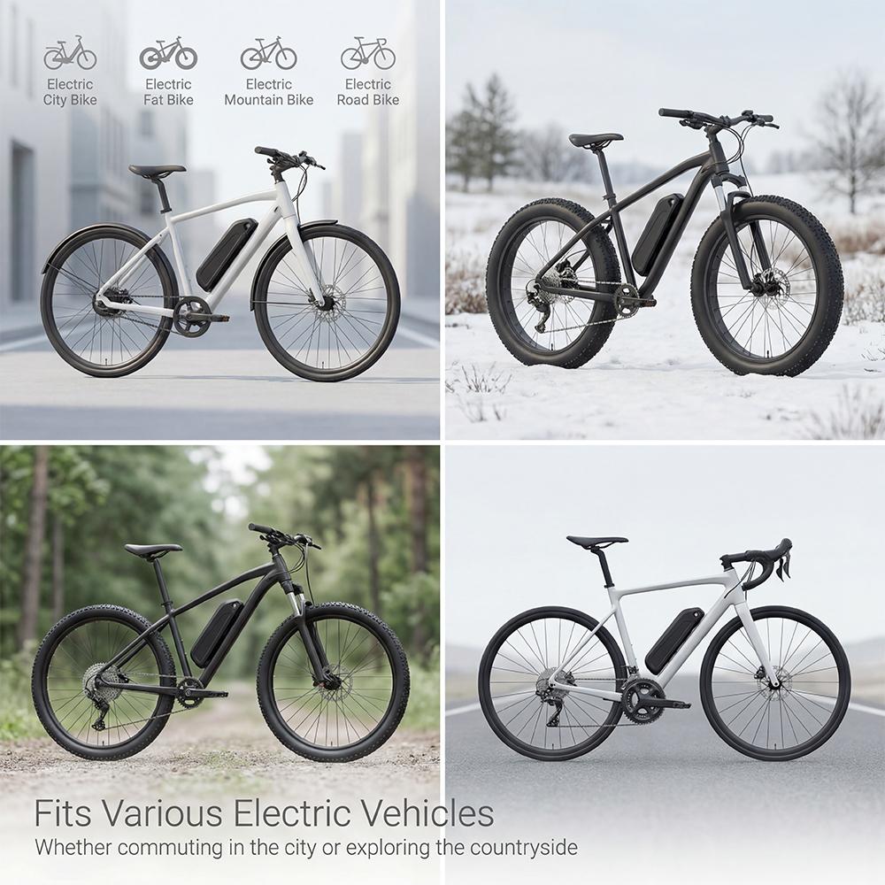 36V E-Bike Battery 15Ah German Stock, 2600mAh 10s6p Lithium Ion Pack with 25A BMS 2A XT60 for High Power Ebike