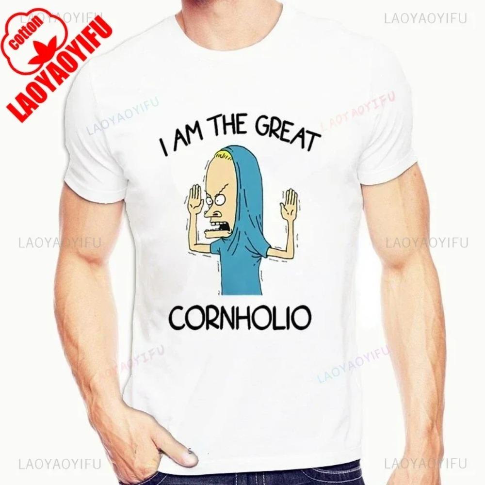 Funny Beavis And Butthead Beavis  Butthead Print TShirt Tshirt For Men And Women Male Plain Crazy Tees Top TShirts Print S