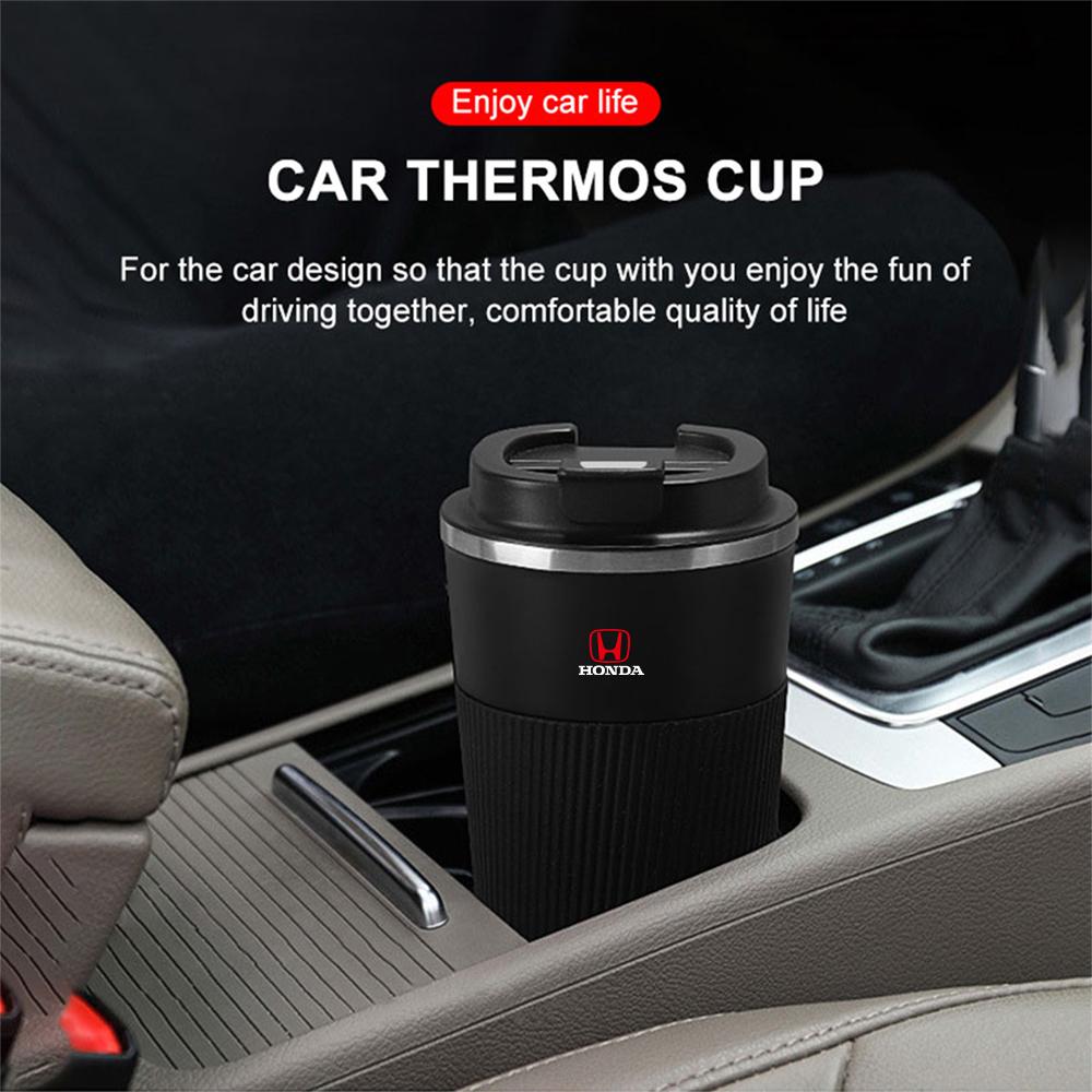 Car 304 Stainless Steel Coffee Mug Leak-Proof Thermos Mug Travel Thermal For Honda Pilot Odyssey Jazz Accord City Civci CRV FIT