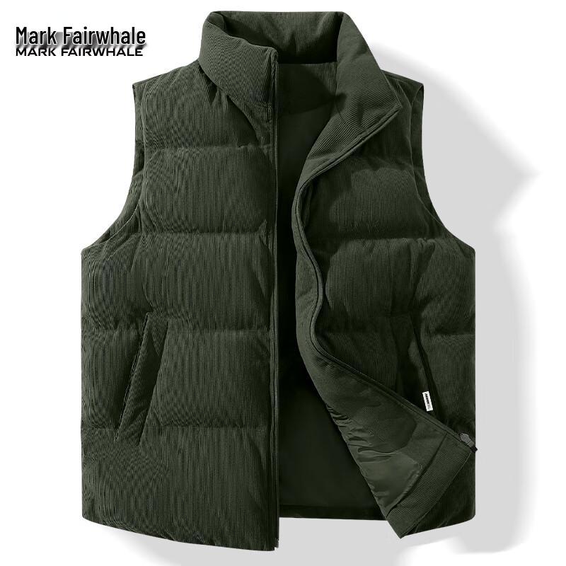 Mark Fairwhale Men's Winter Corduroy Padded Vest