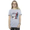 DC Comics Womens/Ladies Harley Quinn Let´s Go Surfing Cotton Boyfriend T-Shirt