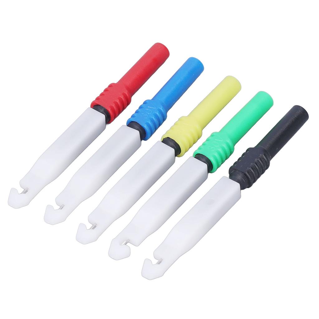 5PCS Set 0.7mm Mini Teststifte Multimeter Messspitzen Drahtdurchstechnadeln mit Hülle J.30009