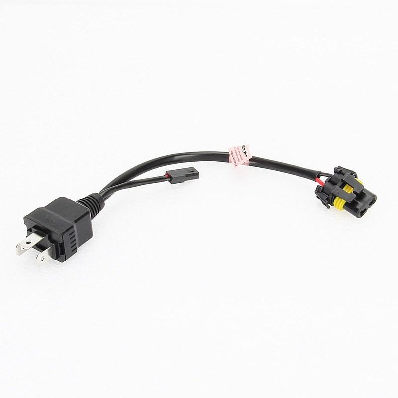 2pcs Bi Xenon H4 12V Cable Wire Harness For H4 9003 Hi/Lo Bi-Xenon HID Bulbs Wiring Controllers Play and Plug