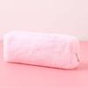 Estojo de Lápis de Pelúcia Fofo Wangdins Estilo Coração Girly Bolsa de Papelaria