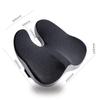 3-in-1 Heated Massage Seat Cushion with Vibration, Coccyx Support for Office & Home, Pressure Relief & Relaxation
