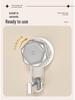 Rotating Suction Cup Hook: No-Drill, Strong Load-Bearing for Kitchen, Bathroom, or Shower Use