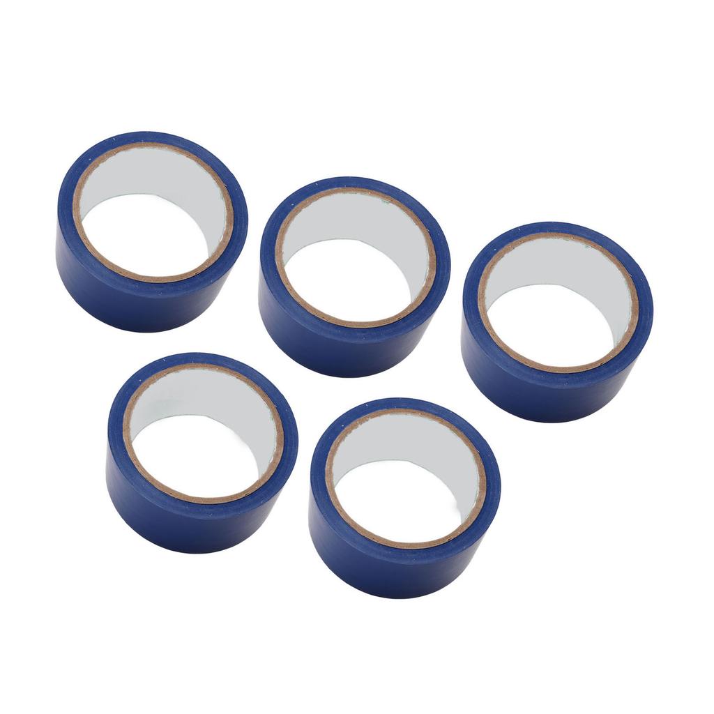 5 st Golvmarkeringsband 5 cm Bredd Golvtejp för Markering Linje Tävlingsfält Gymnastiksal