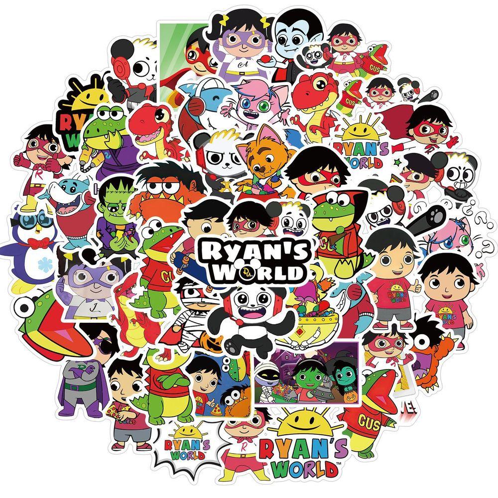 10pcs Ryan'S World Graffiti Stickers For Skateboard Box Computer