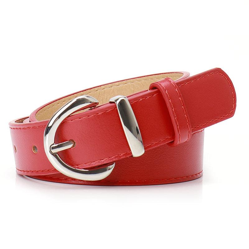 

Fashionable All-match Alloy Pin Buckle Belt for Women Korean Version Simple Casual Jeans Belt for Women