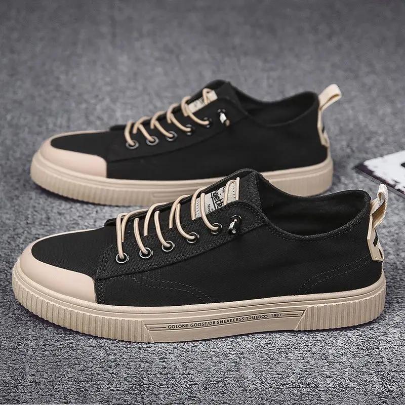 Fashion Casual Shoes for Men Non Slip Flat Young Students Luxury Man Shoe Sale Low Price Fashion 2025 Hiking Breathable Retro Sneakers