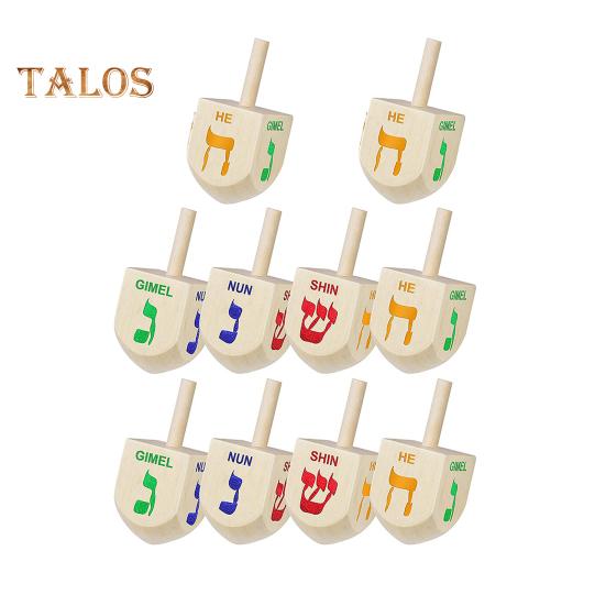 

10 шт. деревянная игрушка-волчок, тяжелый ручной вращающийся гироскоп, портативный самодельный вращающийся волчок, обучающая настольная игрушка для детей, подростков, взрослых, подарок A