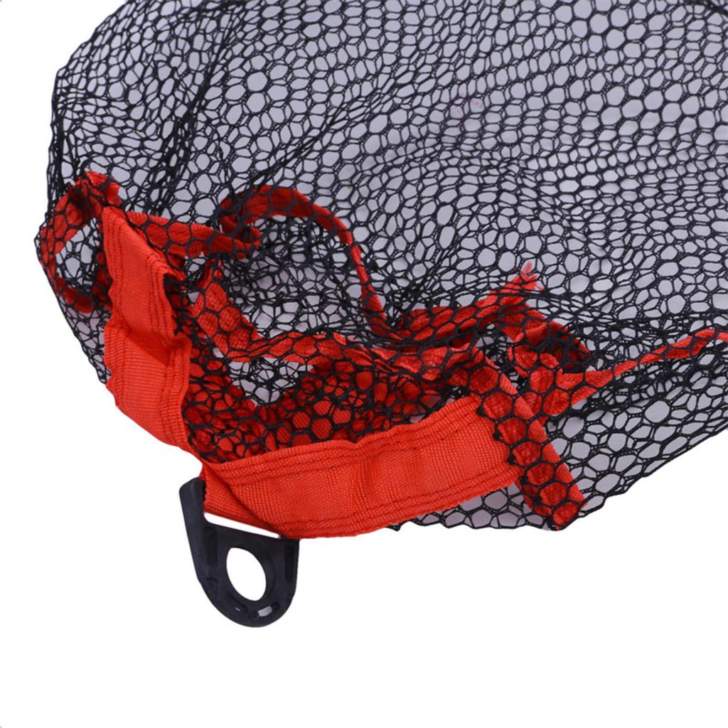 Fish Mesh Pouch Folding Fishing Gear Thickening Small Grid Nets Live Fish Nets Bag Bundle Mouth Net Bag Fishing Supply