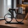 Modern Abstract Cyclist Sculpture Desktop Ornament Creative Sports Bicycle Figurine Home Office Decorative Accent Piece