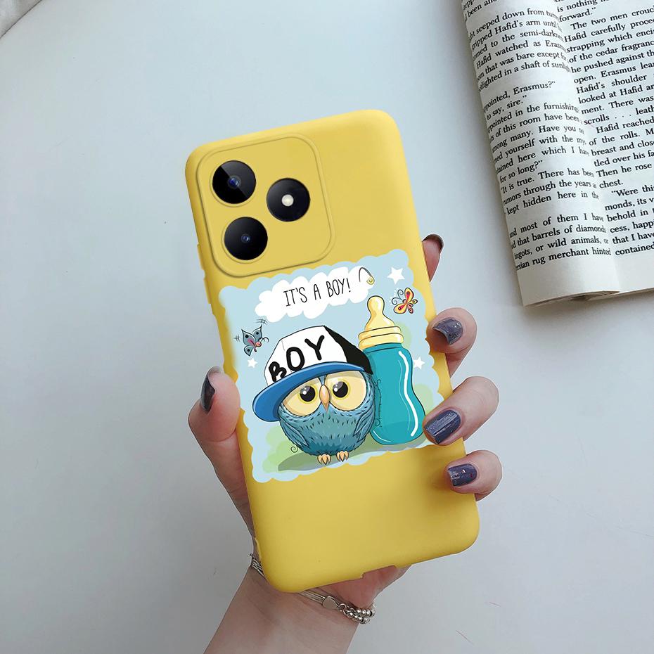For Funda Realme Note 50 Case RMX3834 Cute Love Heart Silicone Soft Phone Case For Realme Note 50 Back Cover Note50 6.74" Coque